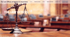Desktop Screenshot of barbarelawyer.com
