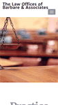 Mobile Screenshot of barbarelawyer.com